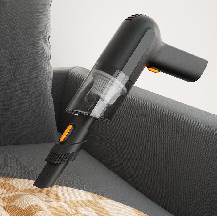 Compact Wireless Handheld Vacuum - 65W Portable Mini Cleaner with 4-Hour Battery Life & 3000Pa Suction