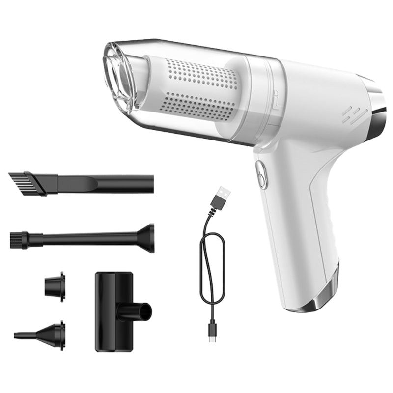 Wireless Handheld Vacuum - 120W Powerful Cordless Car & Home Cleaner with Dual Suction Technology