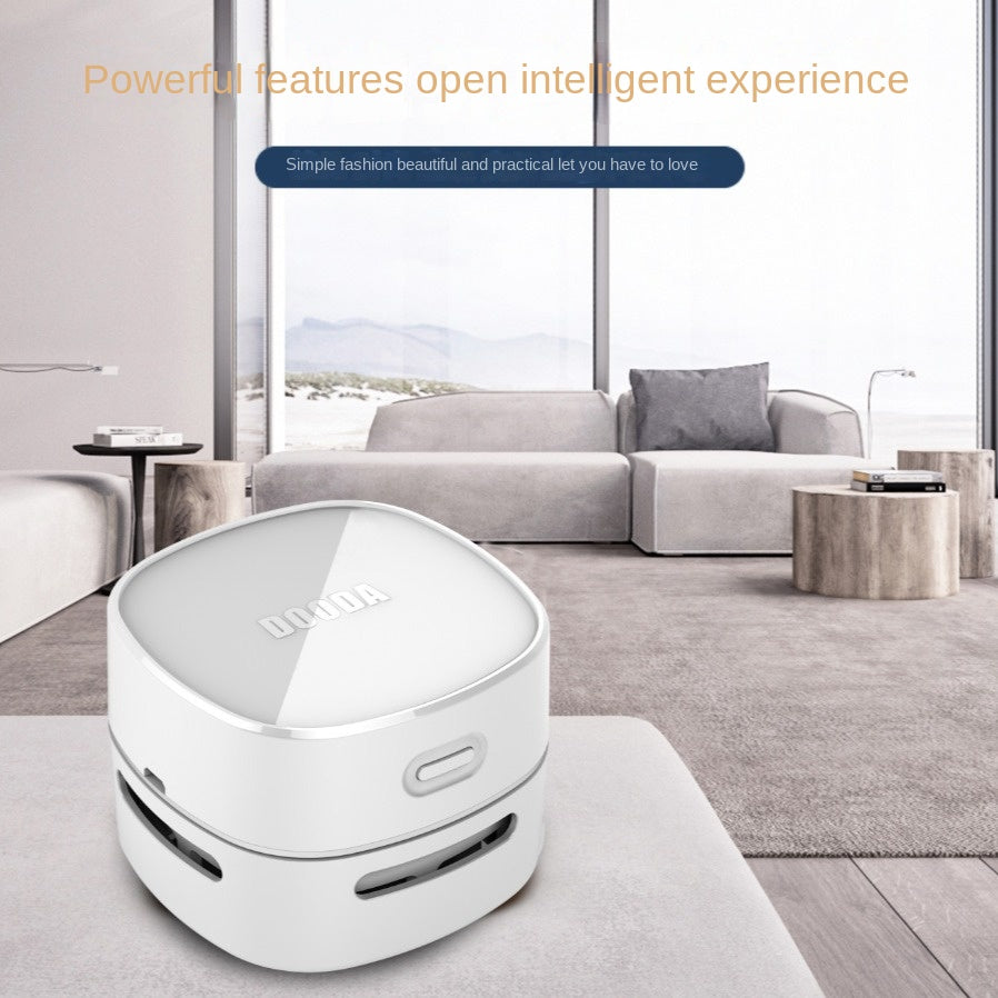 Mini Desktop Vacuum Cleaner - Portable Cordless Handheld