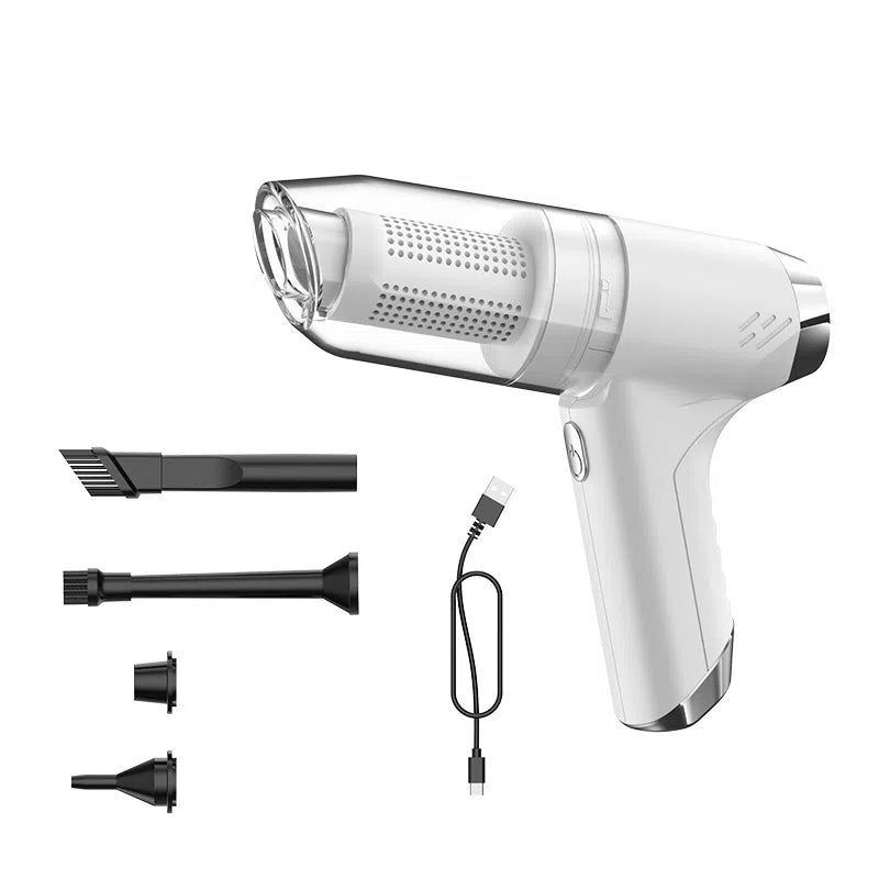Wireless Handheld Vacuum - 120W Powerful Cordless Car & Home Cleaner with Dual Suction Technology