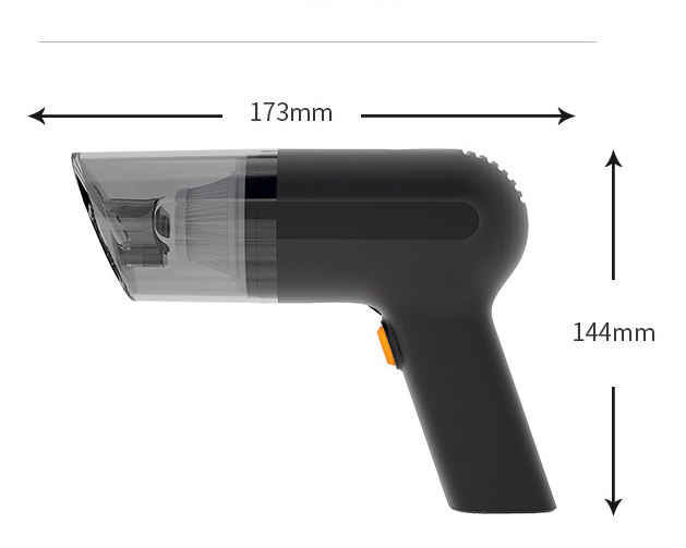 Compact Wireless Handheld Vacuum - 65W Portable Mini Cleaner with 4-Hour Battery Life & 3000Pa Suction