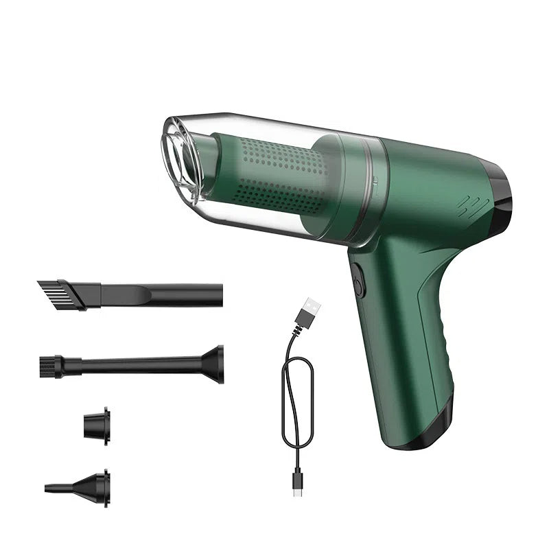 Wireless Handheld Vacuum - 120W Powerful Cordless Car & Home Cleaner with Dual Suction Technology