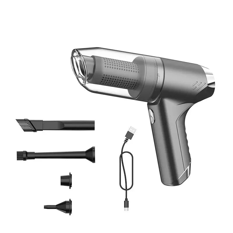 Wireless Handheld Vacuum - 120W Powerful Cordless Car & Home Cleaner with Dual Suction Technology